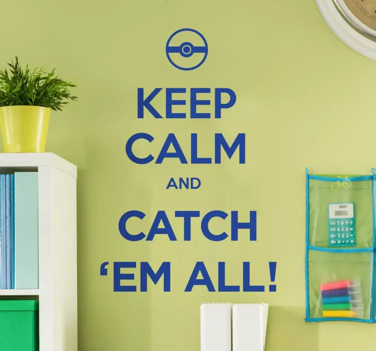 Sticker Pokémon keep calm - TenStickers