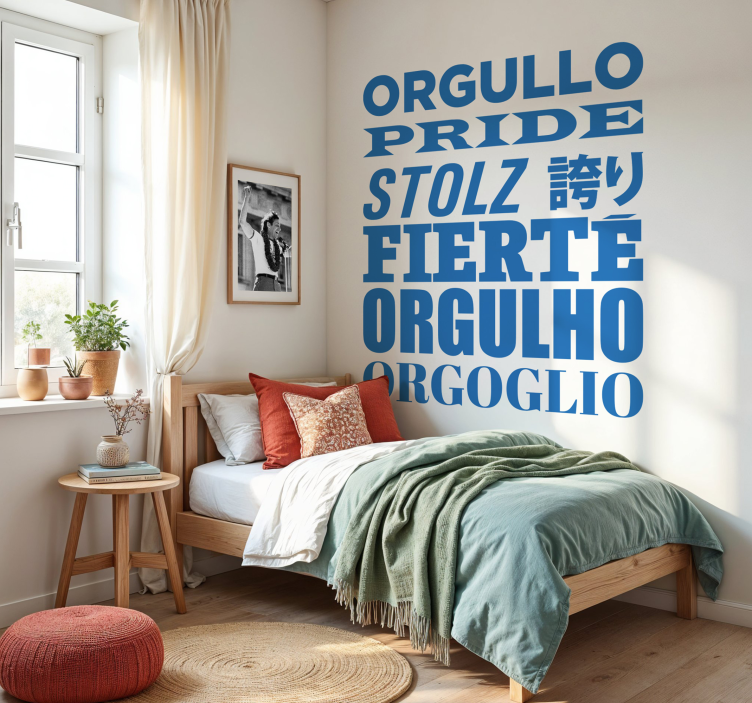 Sticker politique et religion mots de fierté - TenStickers