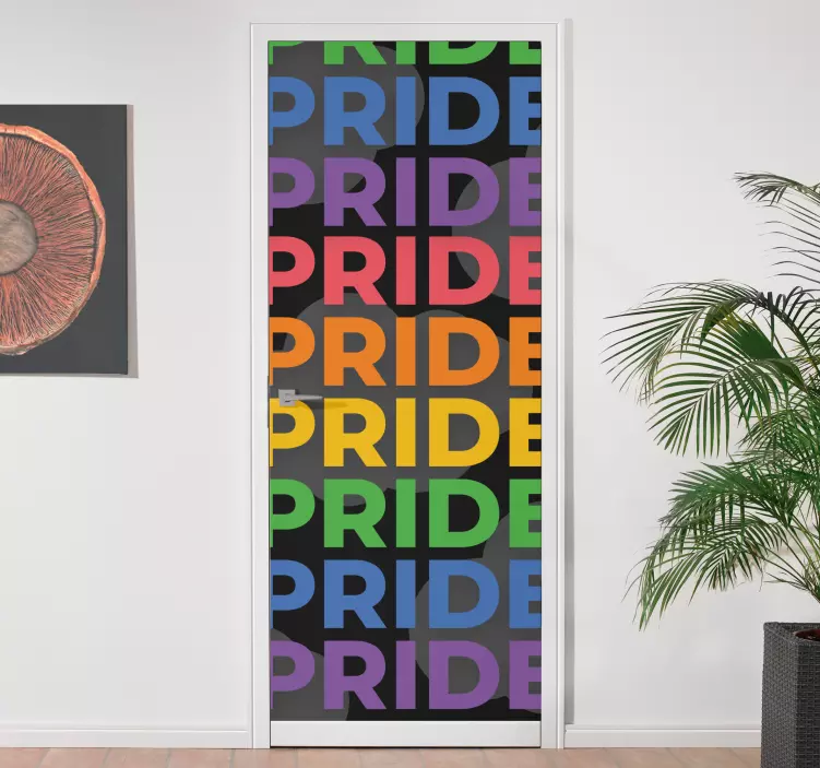 Sticker amour déclaration de fierté vibrante - TenStickers