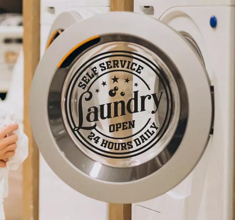 Sticker électroménager machine à laver Laundry - TenStickers