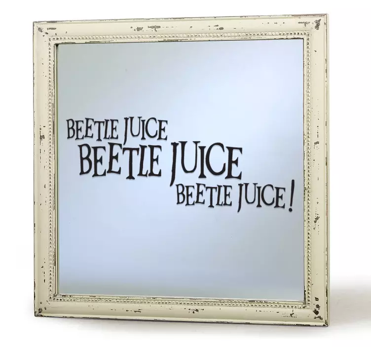 Sticker pour miroir Beetlejuice - TenStickers