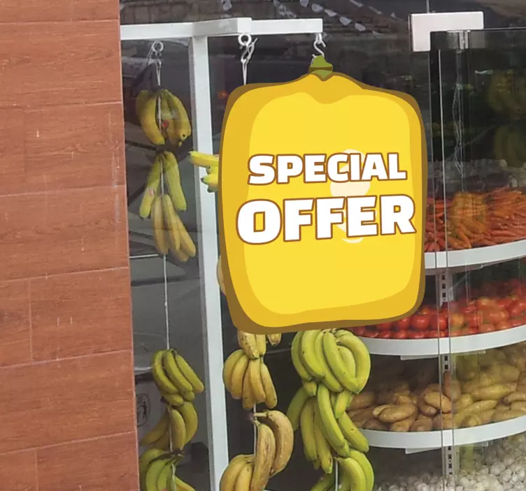 Sticker primeur citron - TenStickers