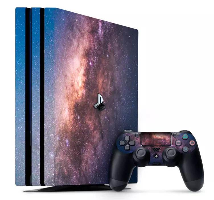 Autocollant PS4 image galaxie - TenStickers