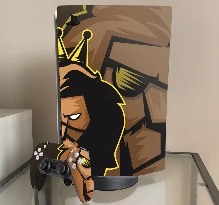 Sticker ps4 graphismes roi lion - TenStickers