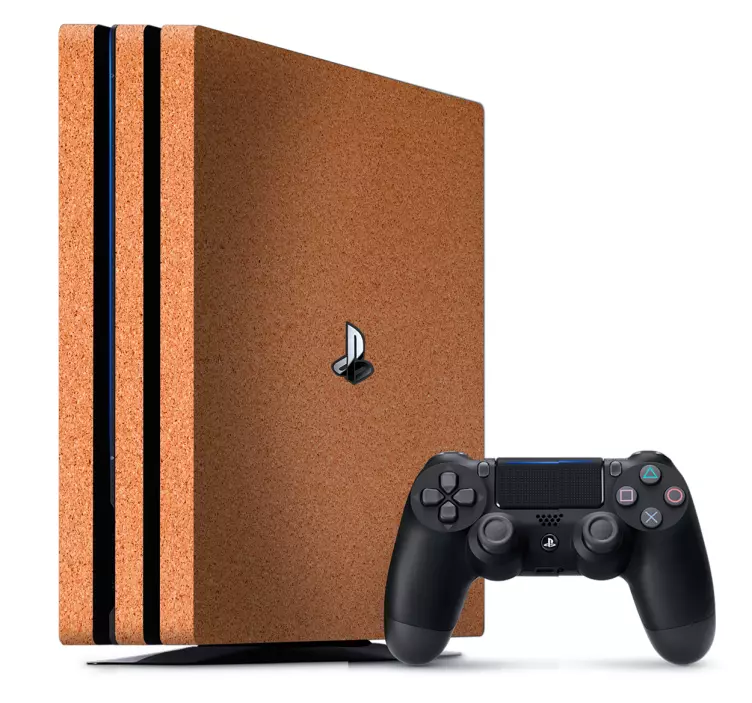 Sticker ps4 effet simili liège - TenStickers