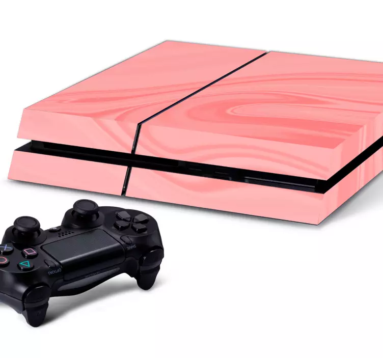 Autocollant PS4 texture rose - TenStickers