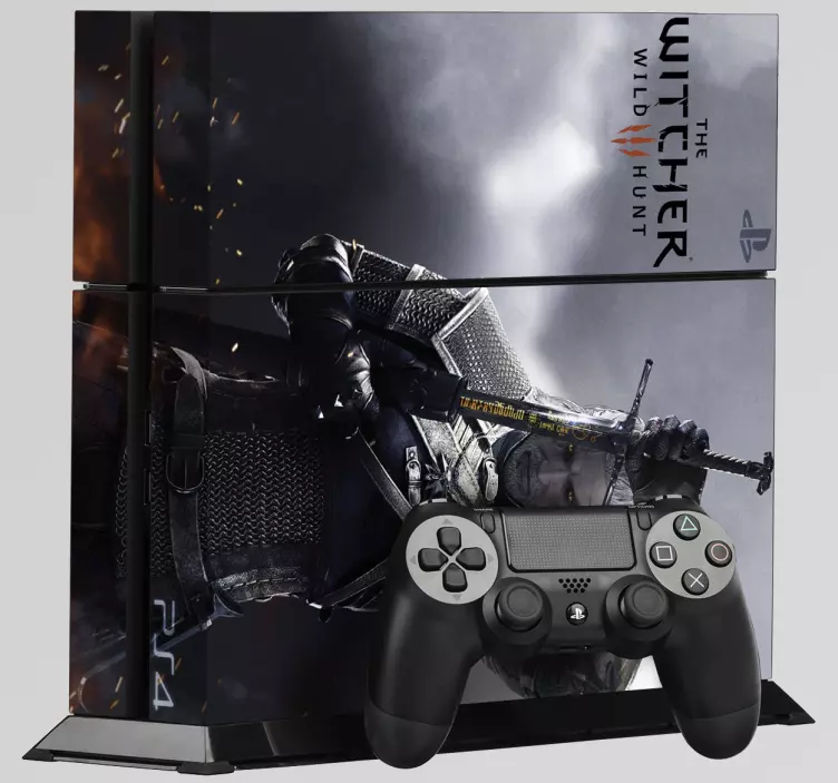 Sticker PS4 The Witcher 3 - TenStickers