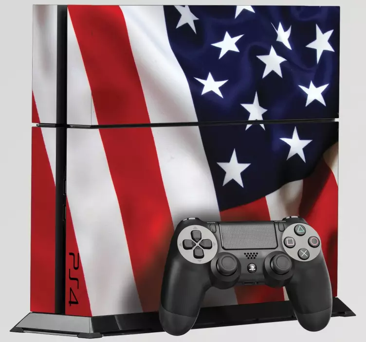 Sticker PS4 USA - TenStickers