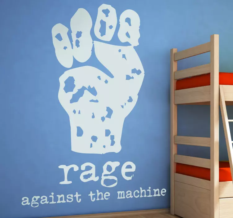 Sticker musique rage against the machine - TenStickers
