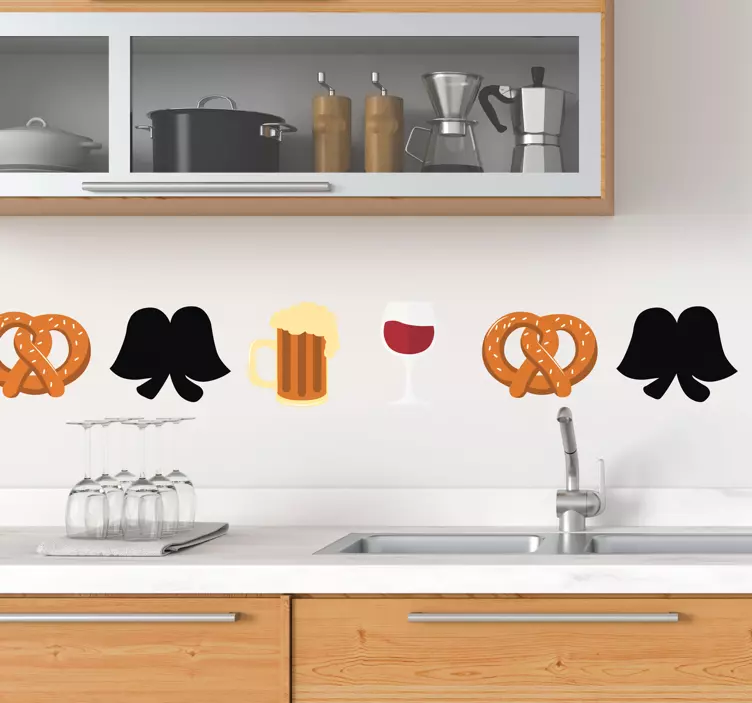 Sticker représentant des symboles alsaciens - TenStickers