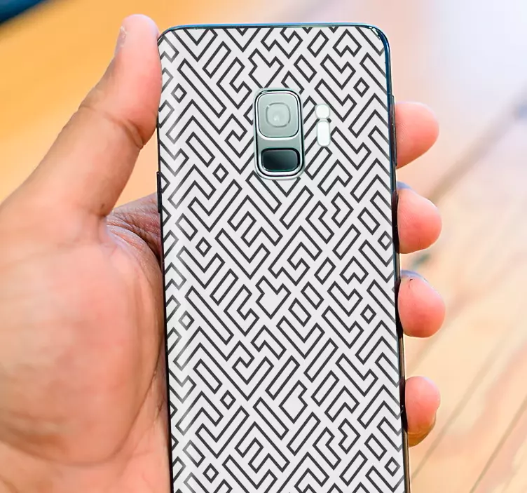 Sticker samsung modèle de labyrinthe - TenStickers