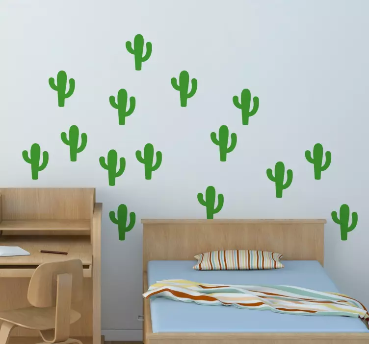 Sticker set cactus - TenStickers