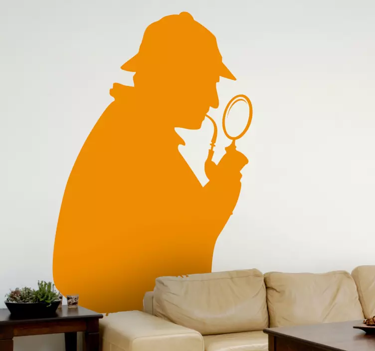 Sticker Sherlock Holmes - TenStickers