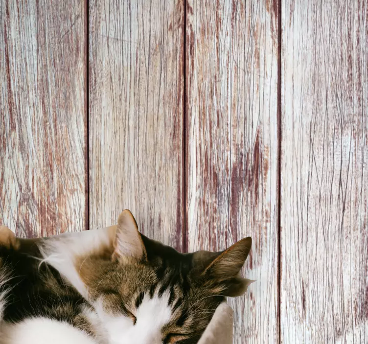 Sticker texture planches de bois grises - TenStickers