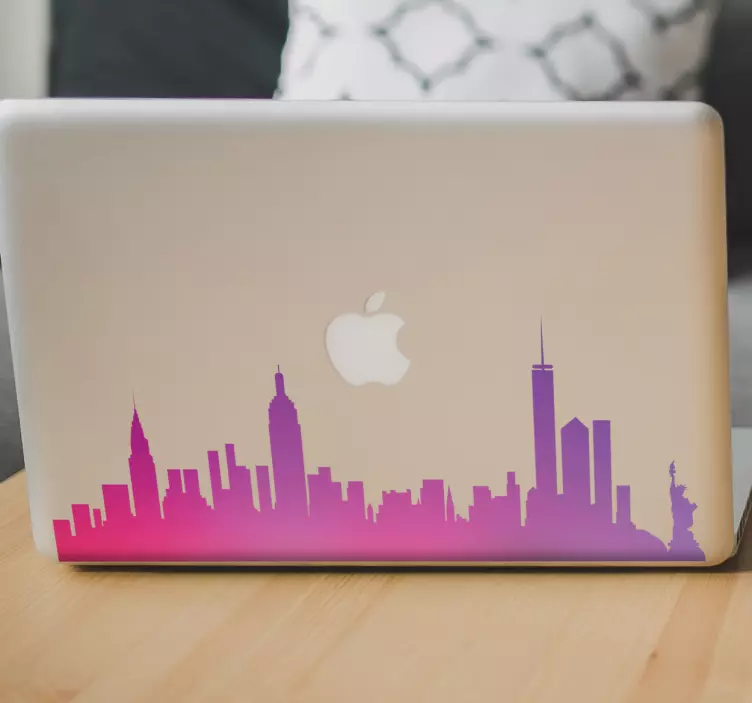 Sticker skyline New York PC - TenStickers