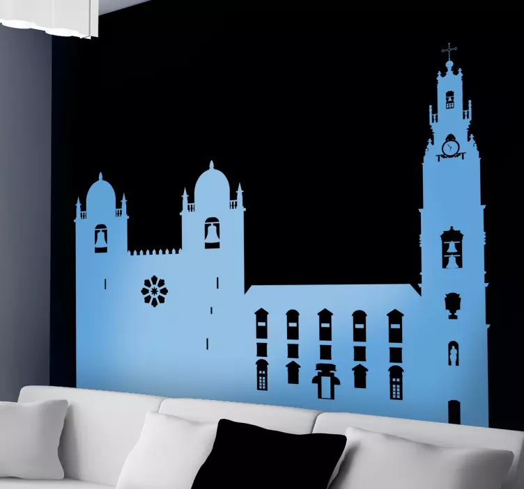 Sticker skyline Porto - TenStickers