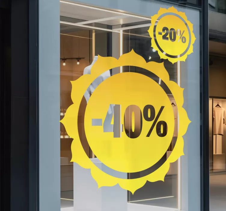 Sticker soldes promotions d'été personnalisé - TenStickers