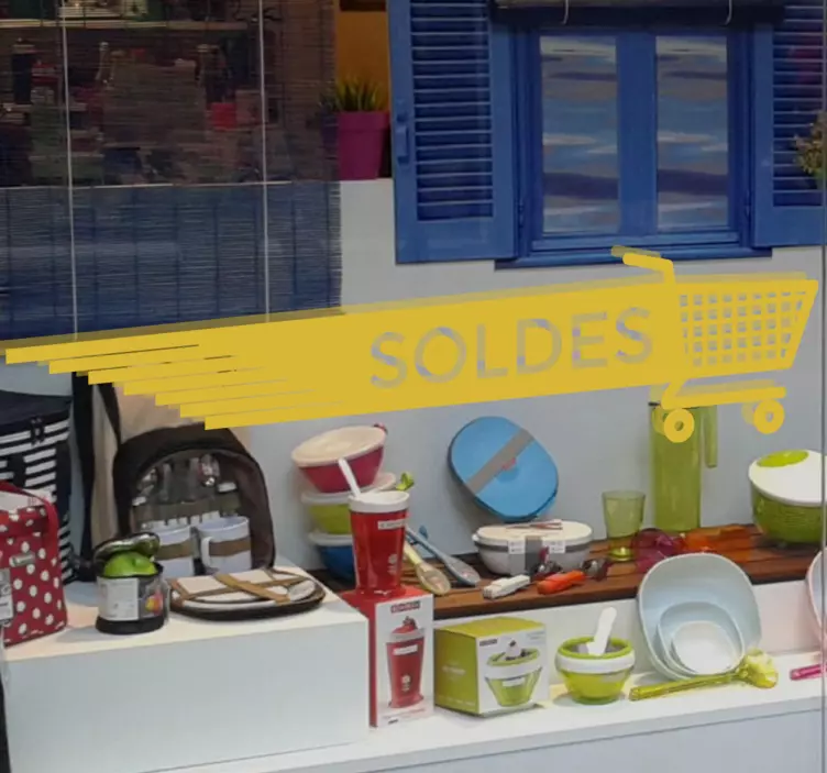 sticker soldes caddy - TenStickers