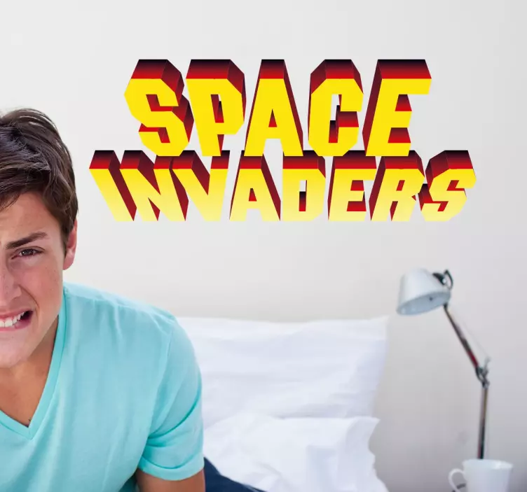 Sticker space invaders - TenStickers