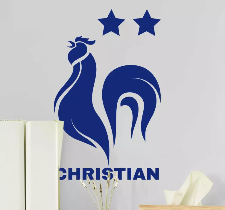 Sticker Sport Coq Français - TenStickers