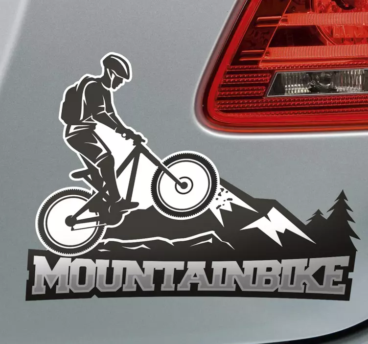 Sticker Sport vtt vélo aventure - TenStickers