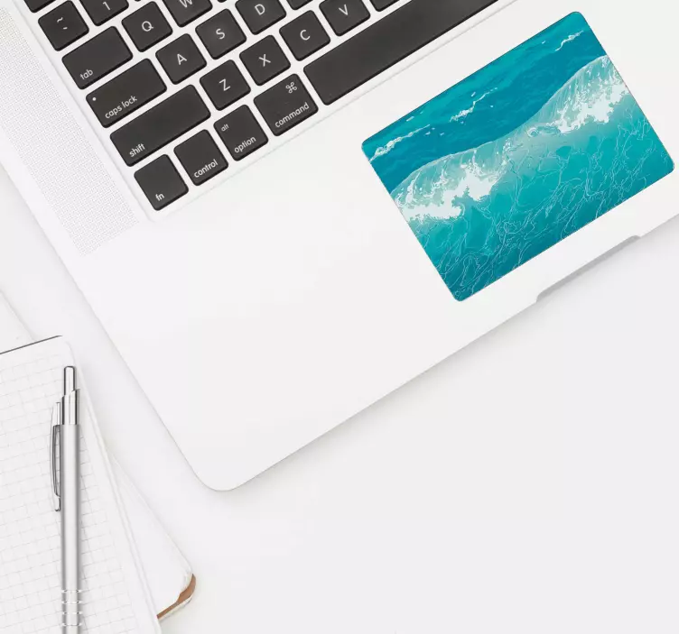 Sticker Texture Touchpad Océan - TenStickers