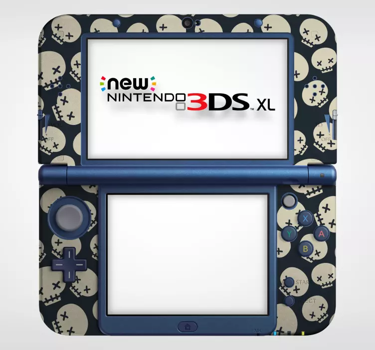 Sticker Texture Têtes de Mort Nintendo - TenStickers