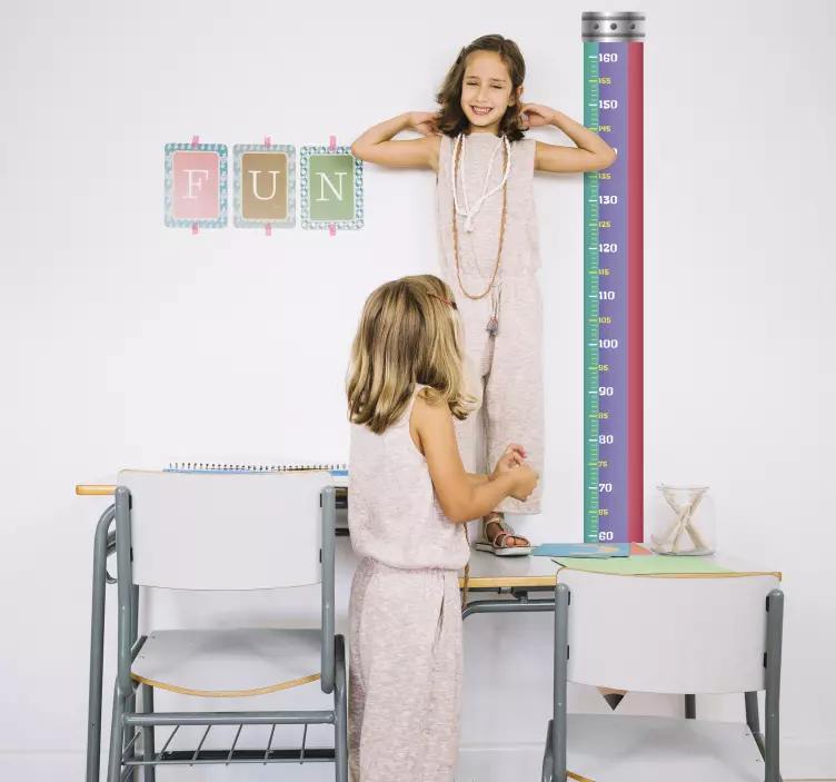 Sticker toise pour l'école - TenStickers