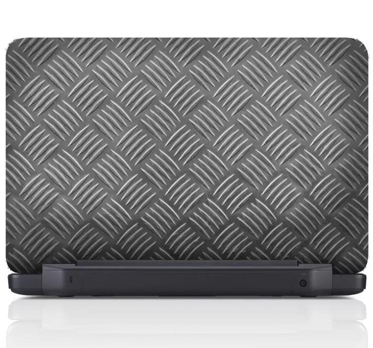 Sticker ordinateur portable tôle métallisée PC portable - TenStickers