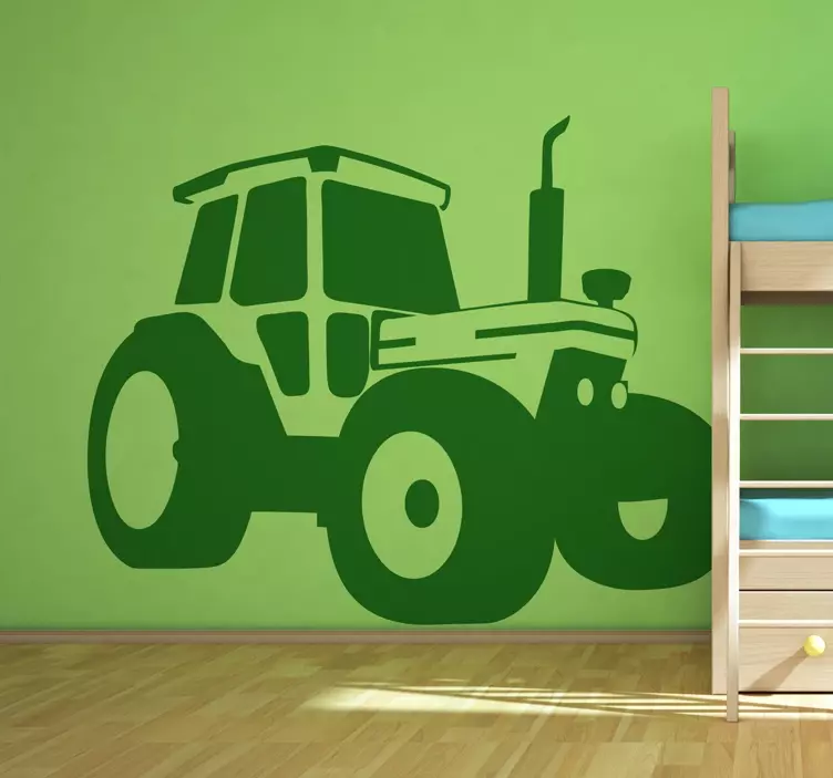 Sticker tracteur couleur - TenStickers
