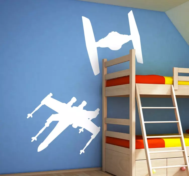 Sticker vaisseaux star wars - TenStickers