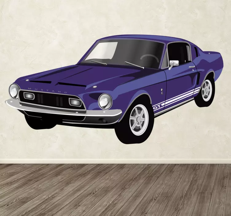 Sticker voiture Ford Mustang - TenStickers