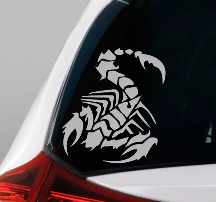 Autocollant voiture scorpion - TenStickers