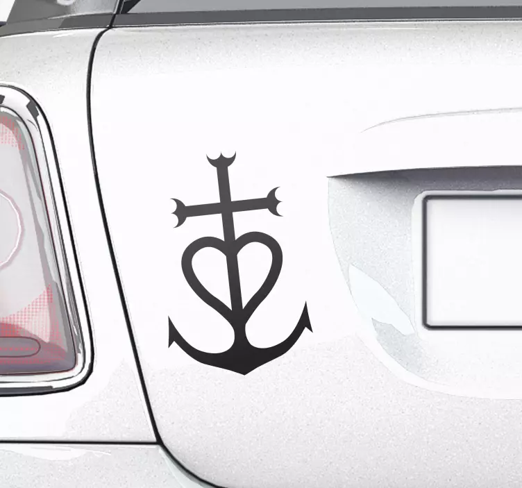 Autocollant voiture symbole Camargue - TenStickers