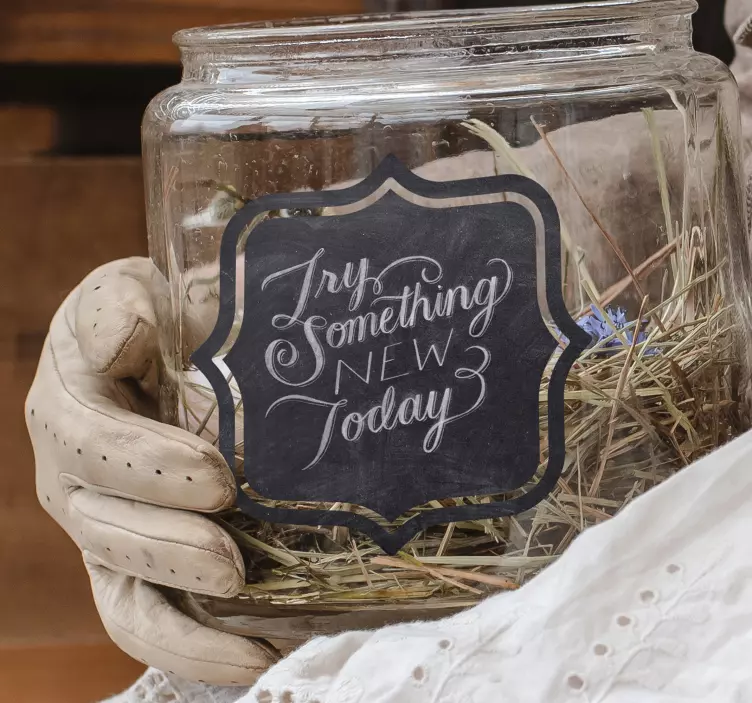 Sticker ardoise étiquette tableau noir - TenStickers