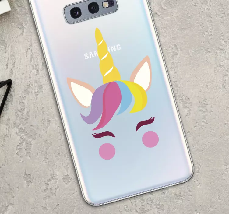 Stickers Samsung Dessin Licorne - TenStickers