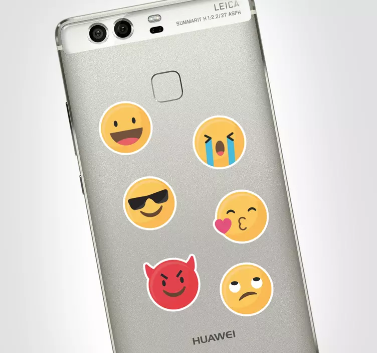 Sticker Huawei pack de smileys - TenStickers