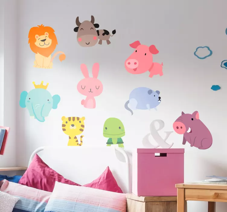 Stickers enfants animaux - TenStickers