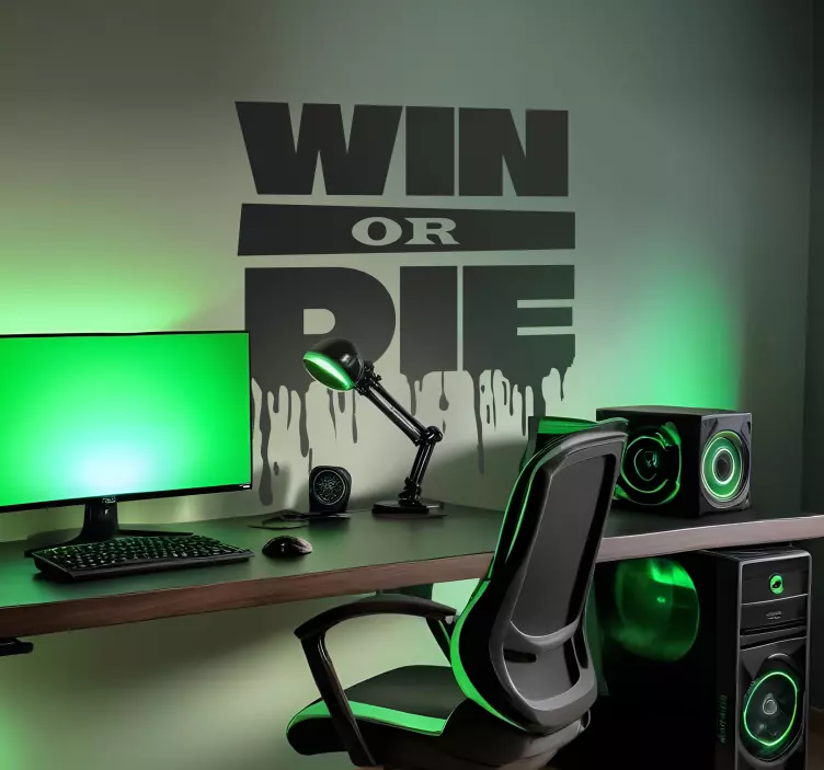 Stickers jeu vidéo gagner ou mourir - TenStickers