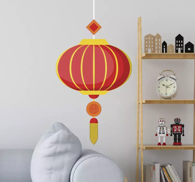 Stickers Monde Lampe Chinoise - TenStickers