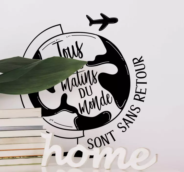 Stickers Monde Tous les matins du monde - TenStickers