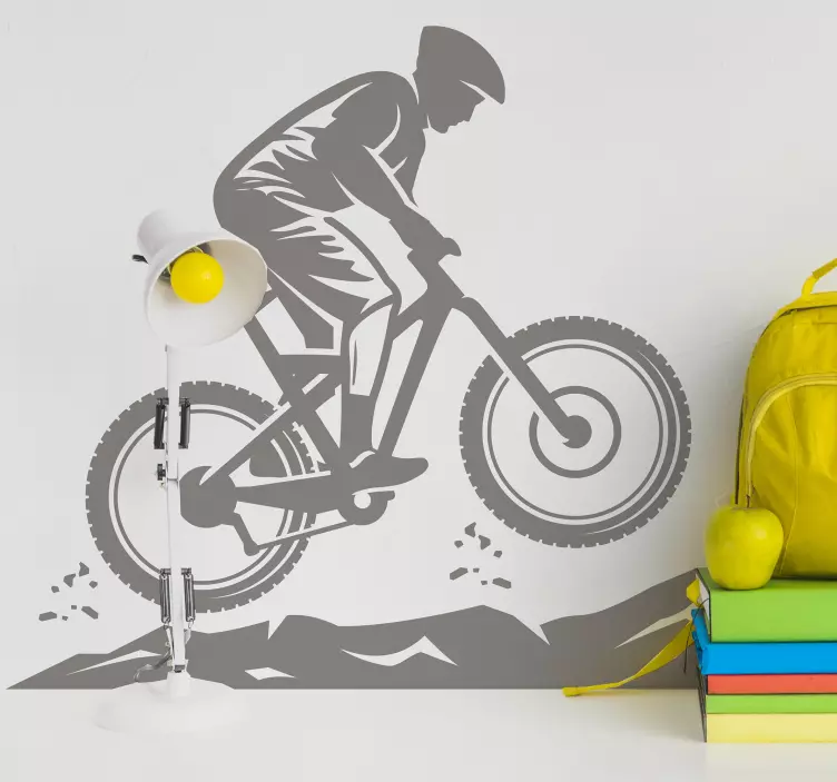 Sticker mural VTT monochrome - TenStickers