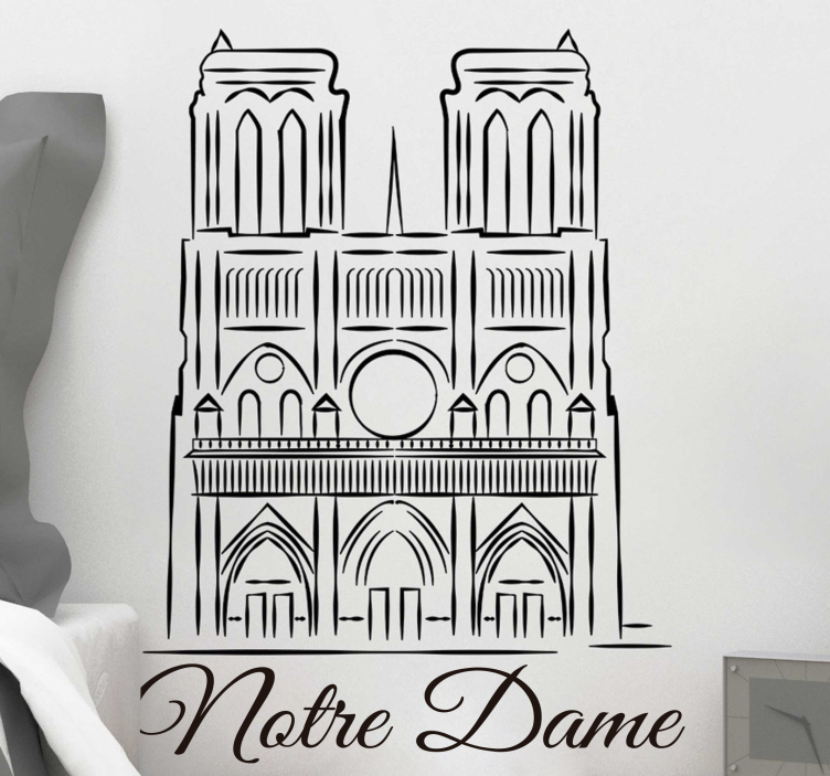 Sticker Notre Madame de Paris - TenStickers