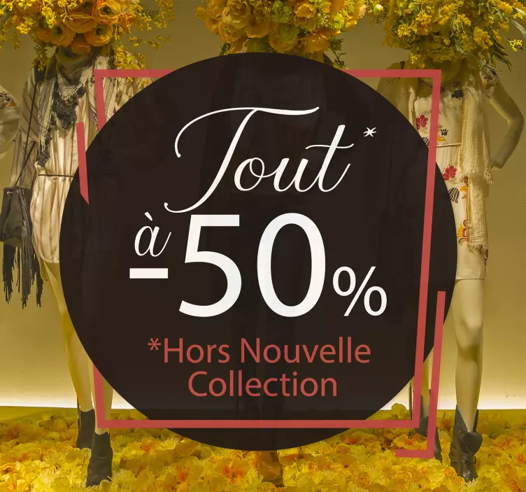 Sticker Black Friday promotion personnalisable - TenStickers