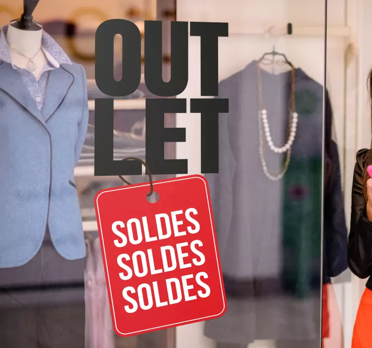 Vitrophanie sticker outlet - TenStickers