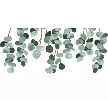 Sticker chambre plantes suspendues - TenStickers