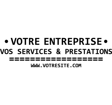 Autocollant voiture personnalisé services et site entreprise - TenStickers