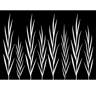 Sticker fenêtre plantes verticales - TenStickers
