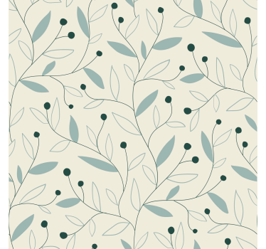 sticker pour porte placard branches minimalistes - TenStickers