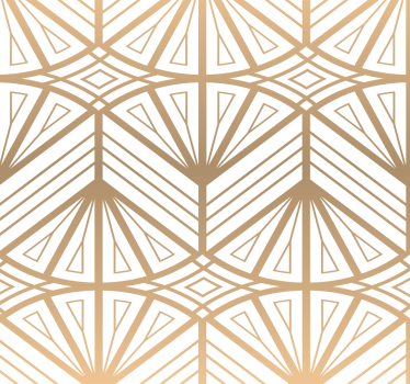 Adhésif meuble art déco dégradé doré - TenStickers